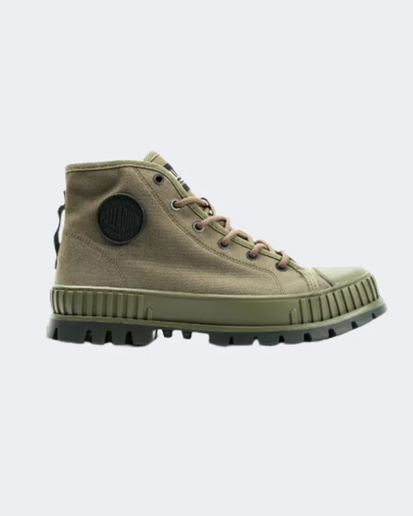 Palladium Pallashock Supply Unisex Lifestyle Boots Olive 77965-325