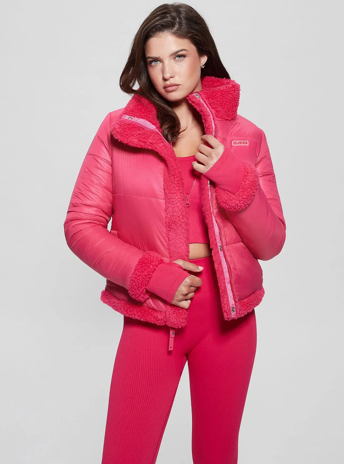 Pink Charis Active Reversible Jacket