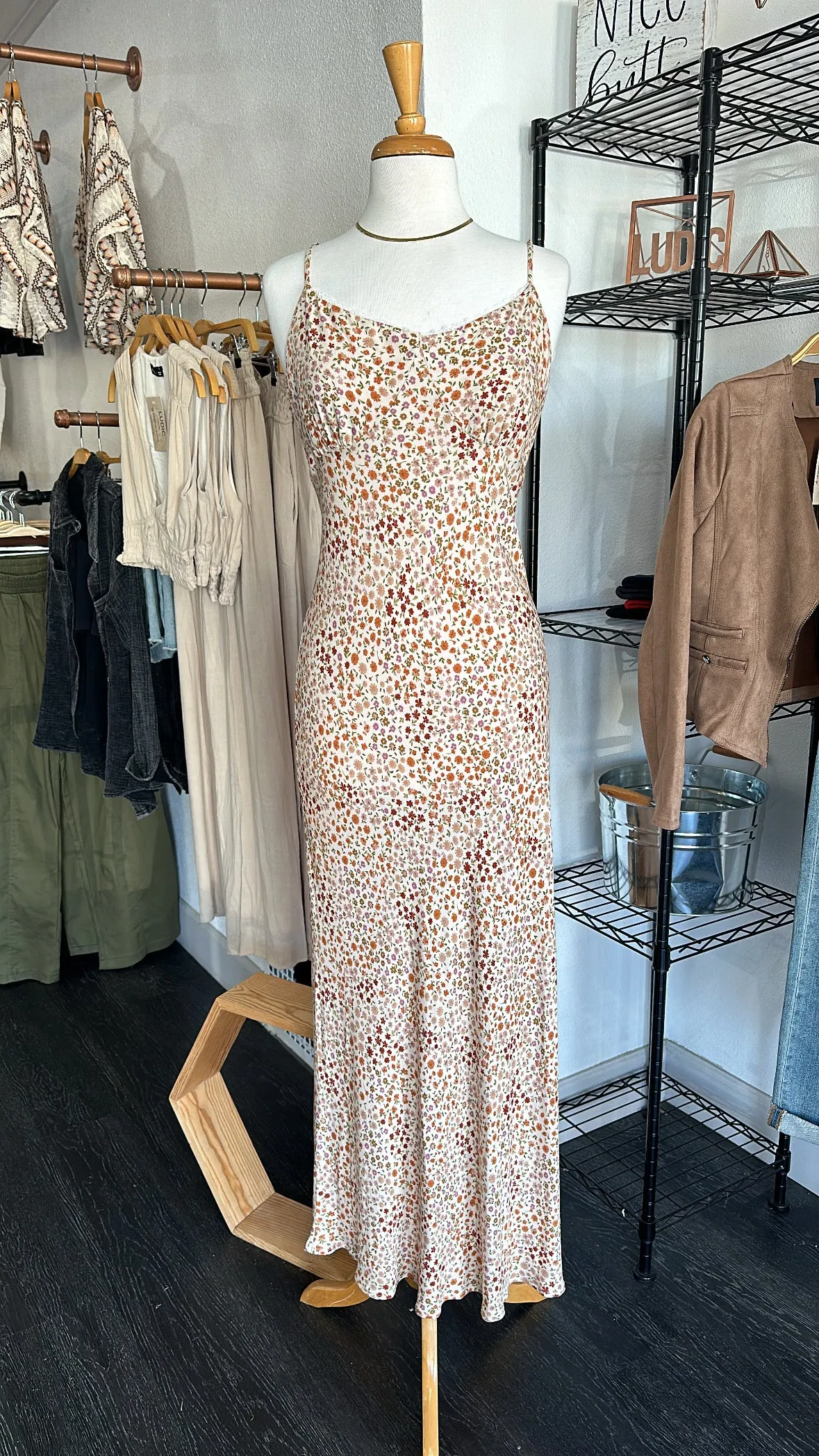 Pretty Ditsy Maxi Dress