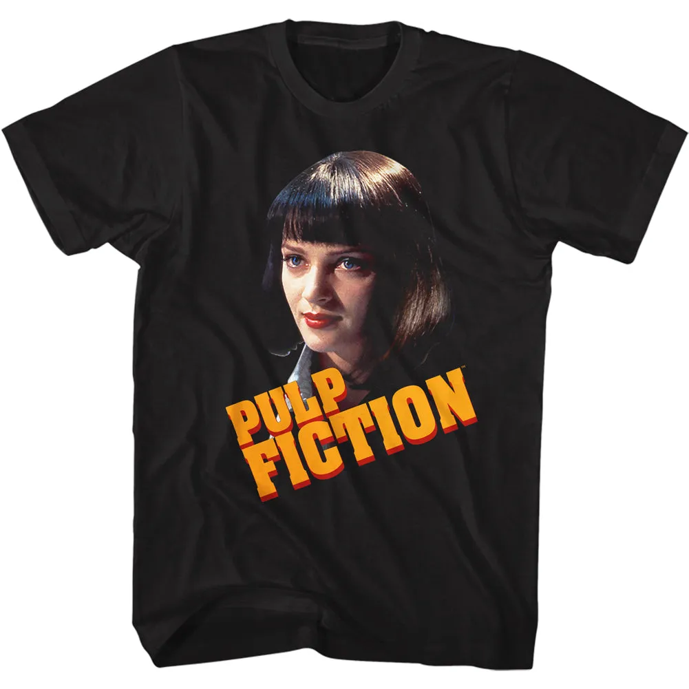 Pulp Fiction Mia Script Logo Men's T-Shirt