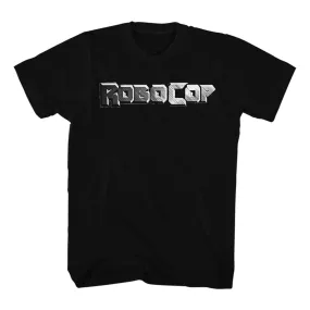 Robocop Logo In Silver Men's T-Shirt