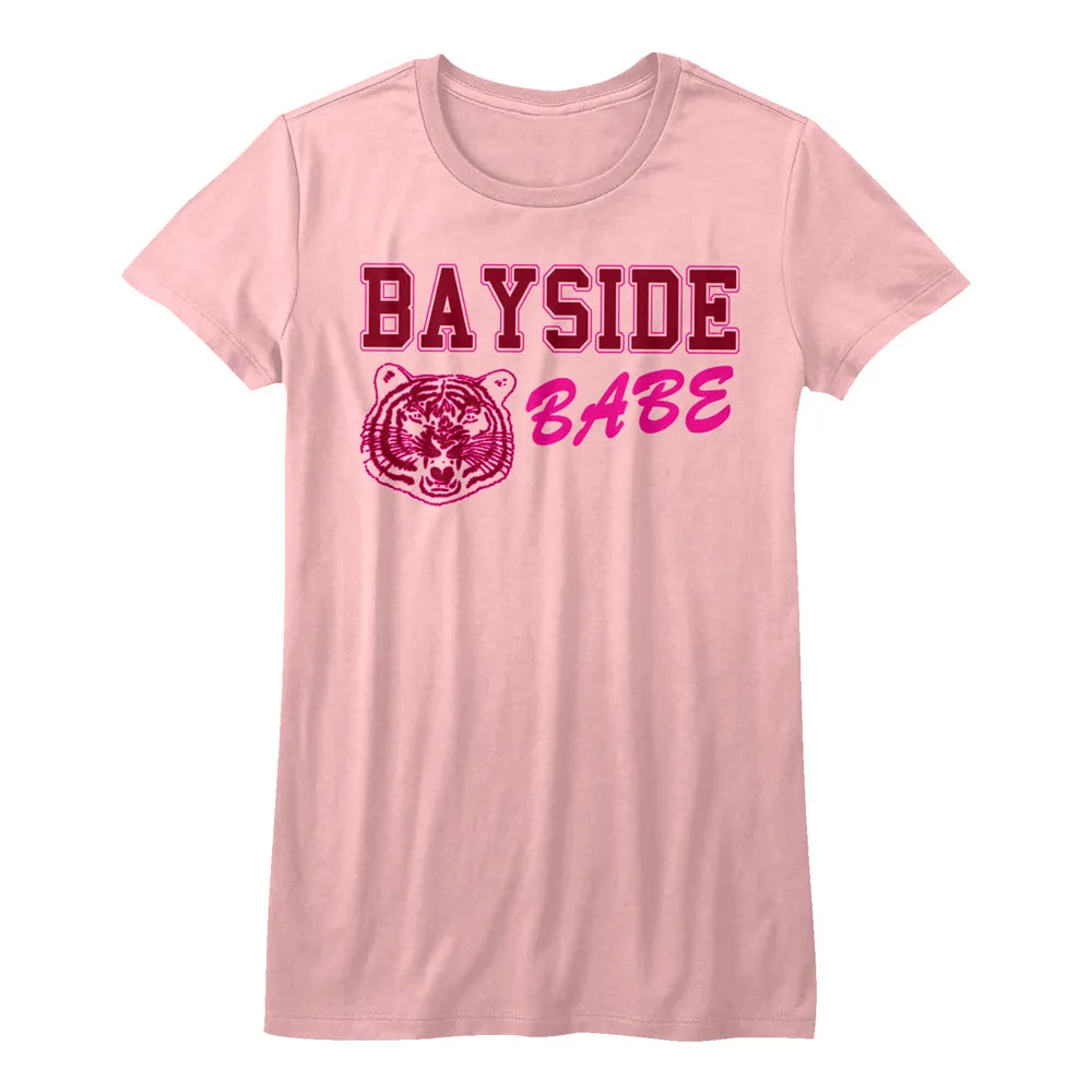 Saved By The Bell Bayside Babe Juniors T-Shirt