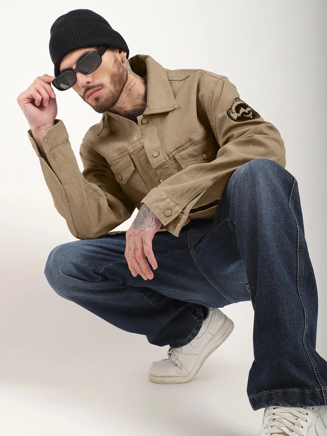 Somerset Styles Khaki Denim Jacket Pro