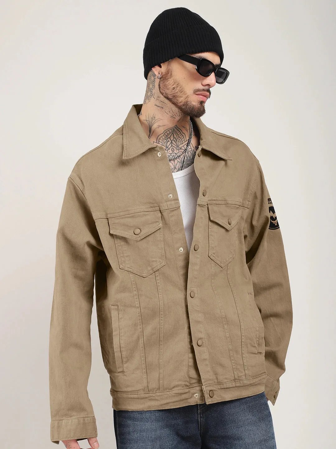 Somerset Styles Khaki Denim Jacket Pro