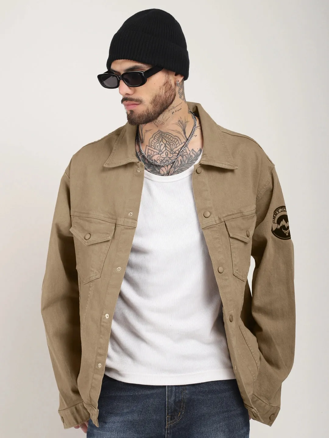 Somerset Styles Khaki Denim Jacket Pro