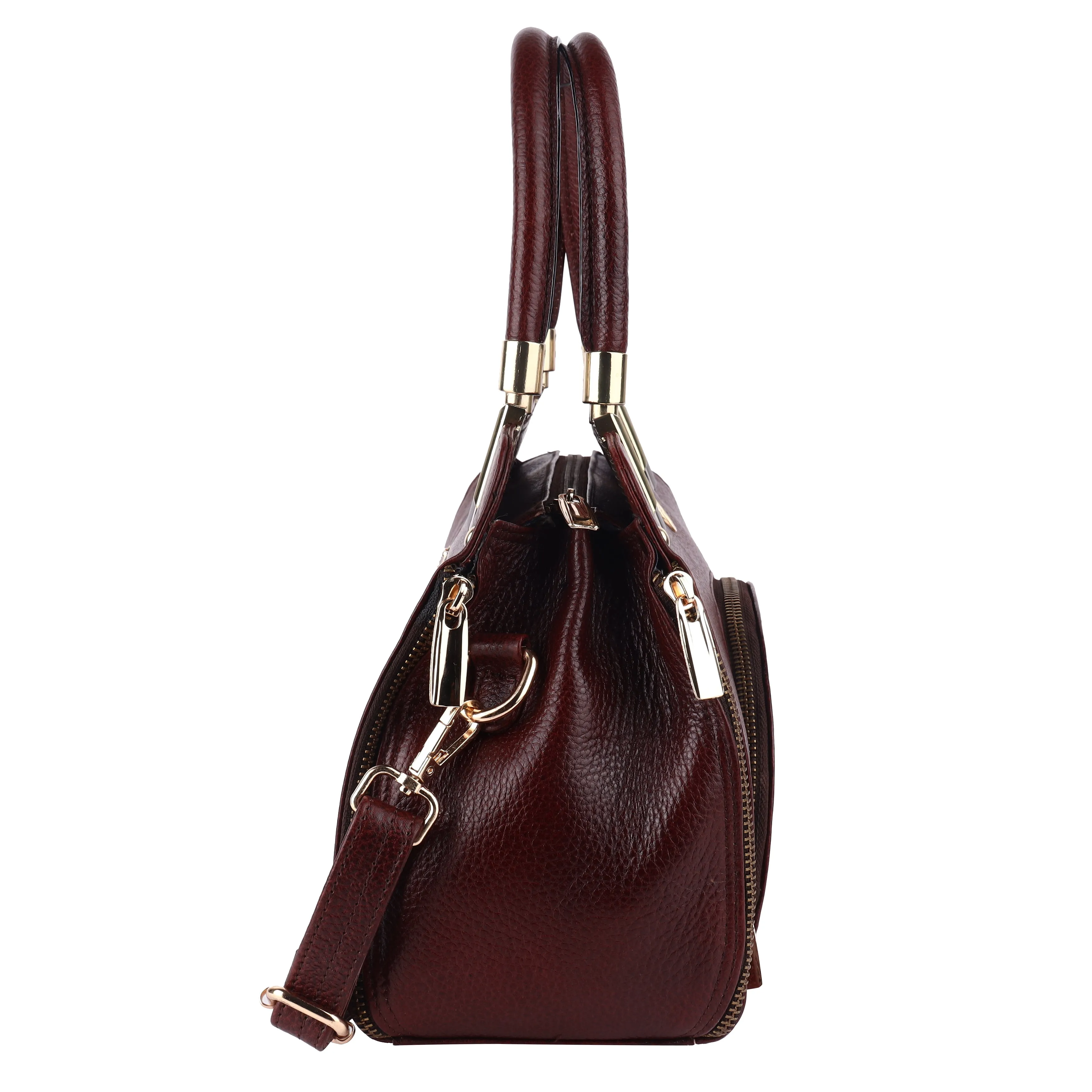 Stylish Handbags for Womens with 2 Spacious Compartments - Genuine Leather - For Any Occasion