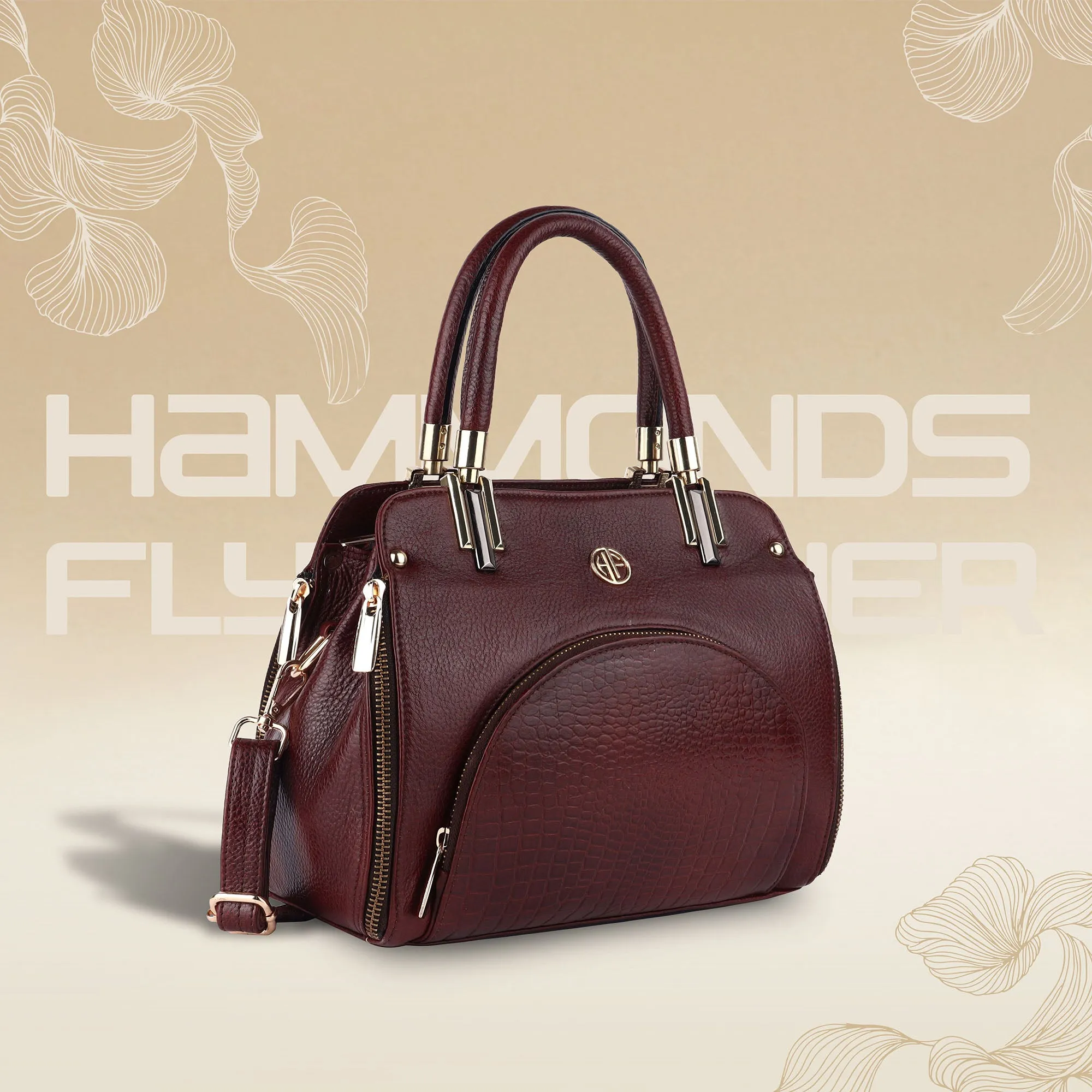 Stylish Handbags for Womens with 2 Spacious Compartments - Genuine Leather - For Any Occasion