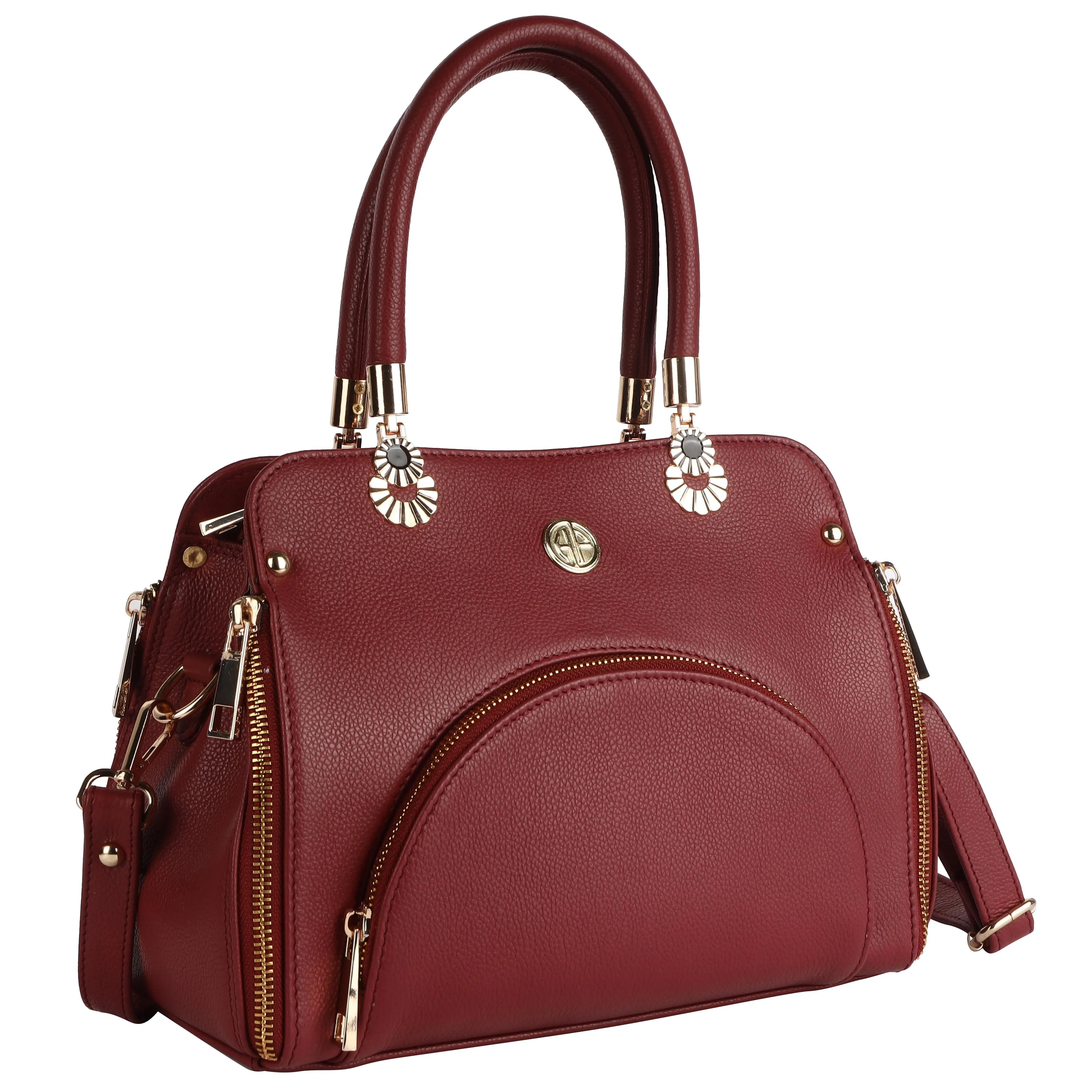 Stylish Handbags for Womens with 2 Spacious Compartments - Genuine Leather - For Any Occasion