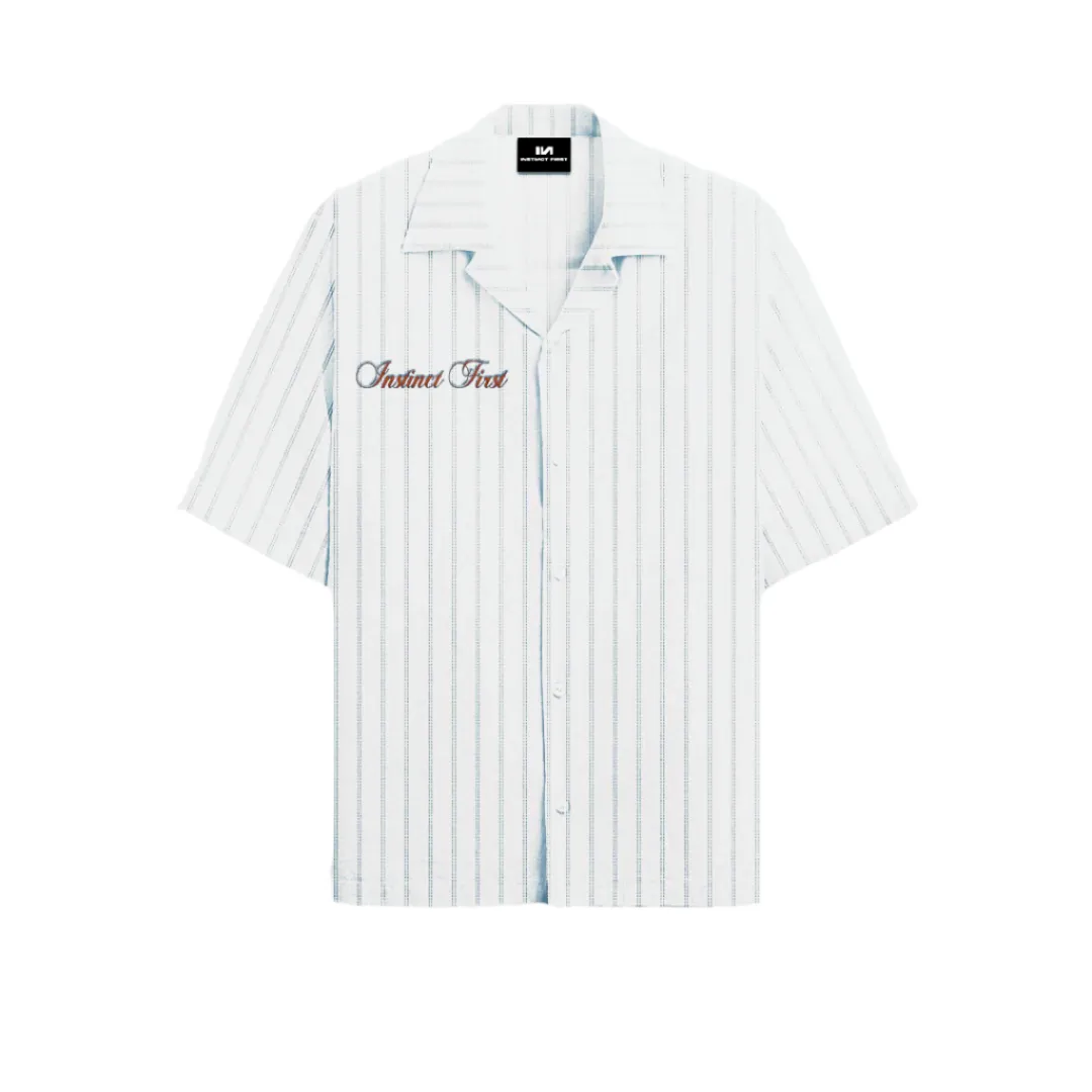 Summer Stripe Shirt - White