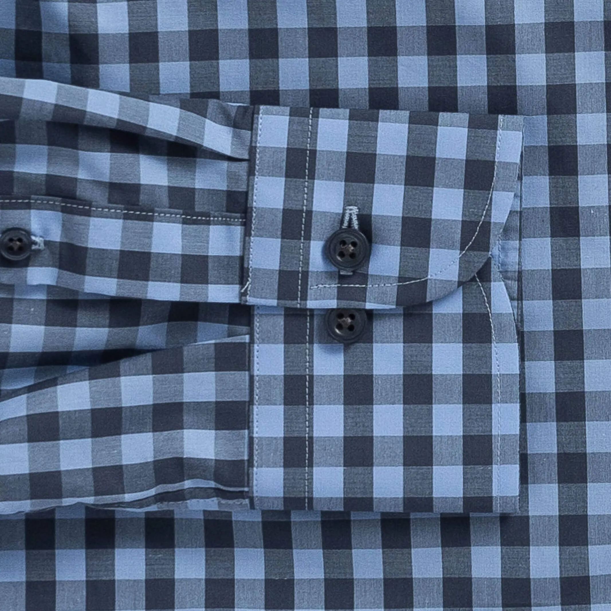 The Surf Blue Hayes Gingham Dress Shirt