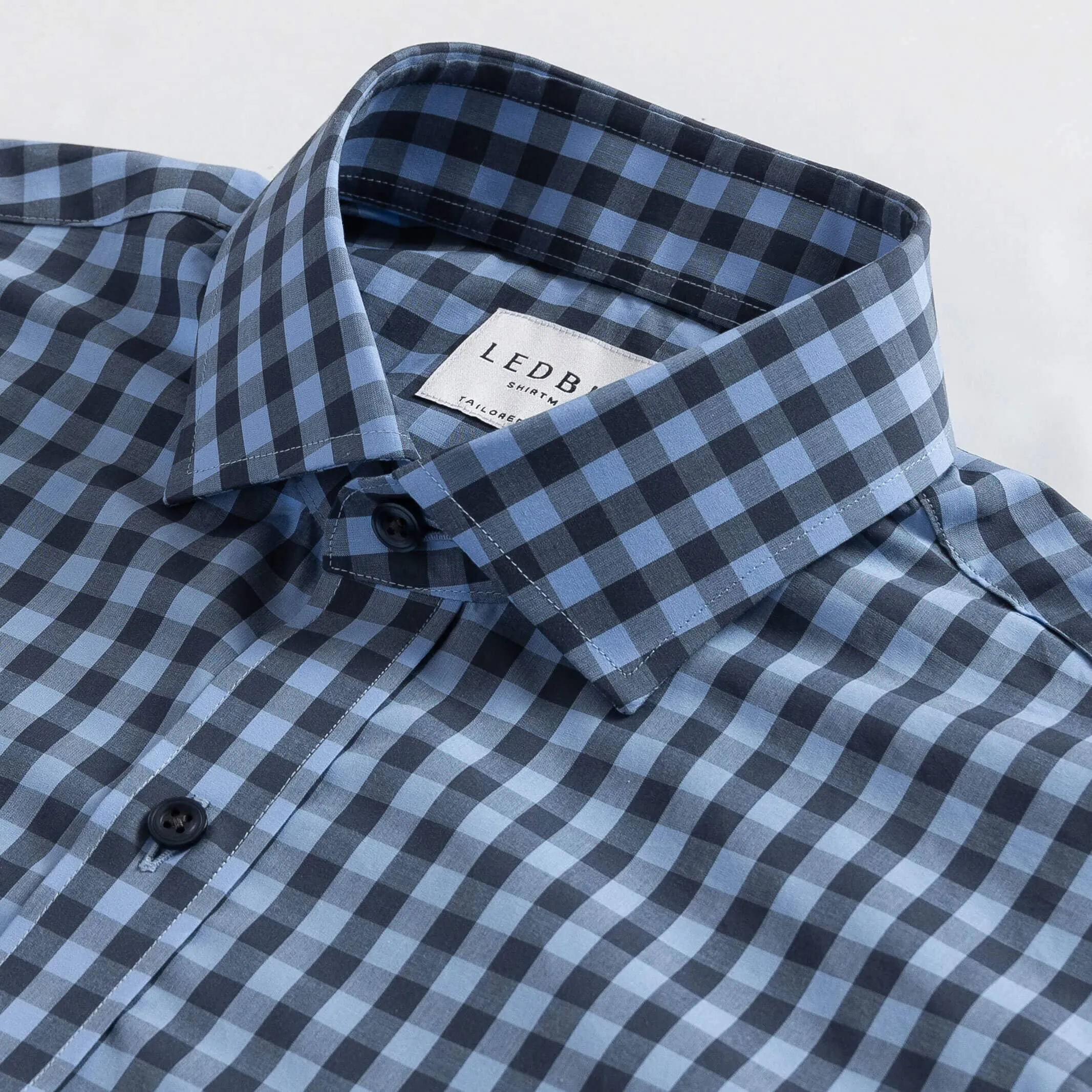 The Surf Blue Hayes Gingham Dress Shirt