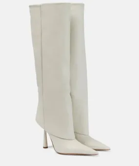 Thin High Heel Below The Knee Pointy Toe Boots