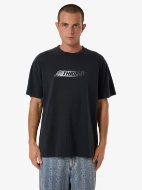 THRILLS Speed Of Fury Merch Fit Tee - TWILIGHT BLACK