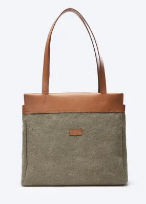 Tropez Canvas Shoulder Handbag