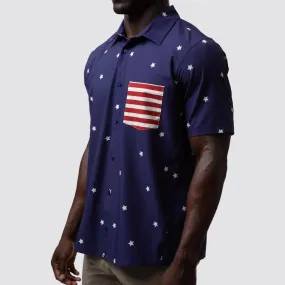 Voyager Button Up (Stars and Stripes)