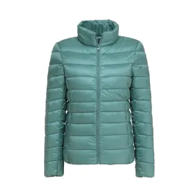 Winter Portable Standing Collar Down Jacket Women’s Thin Warm Versatile Coat