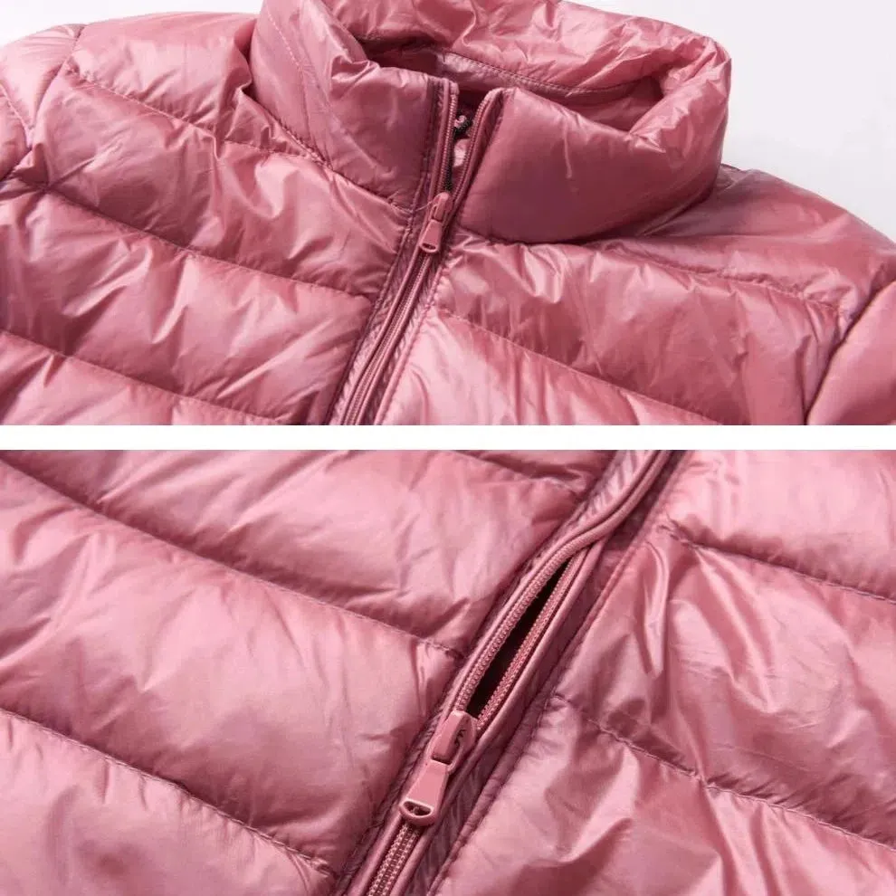 Winter Portable Standing Collar Down Jacket Women’s Thin Warm Versatile Coat